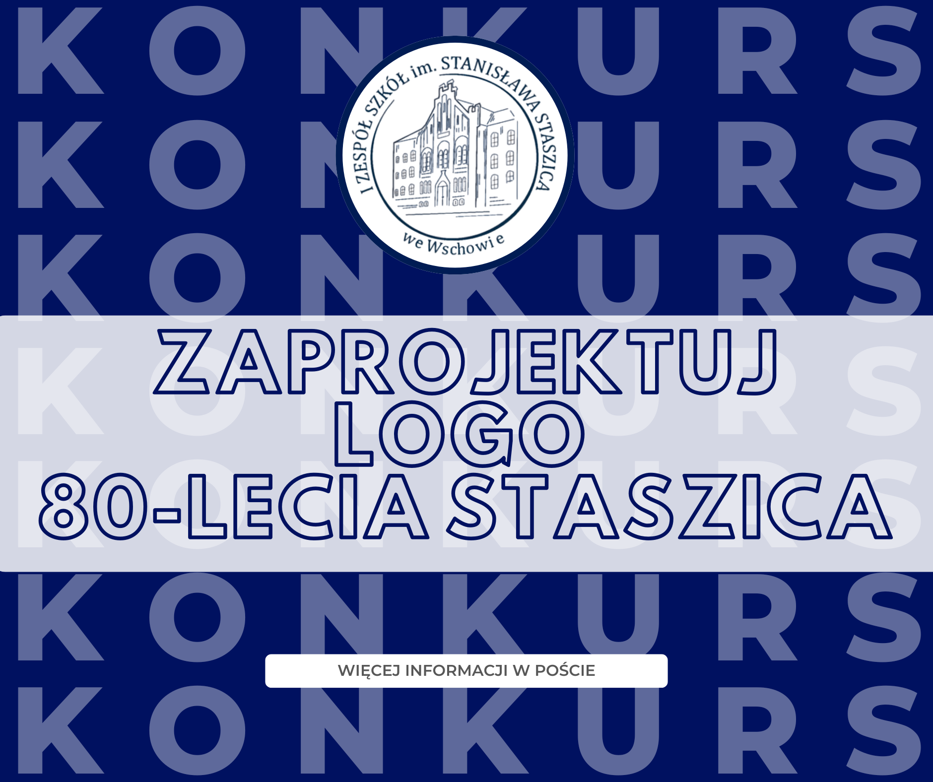 KONKURS NA LOGO Z OKAZJI 80-LECIA SZKOŁY