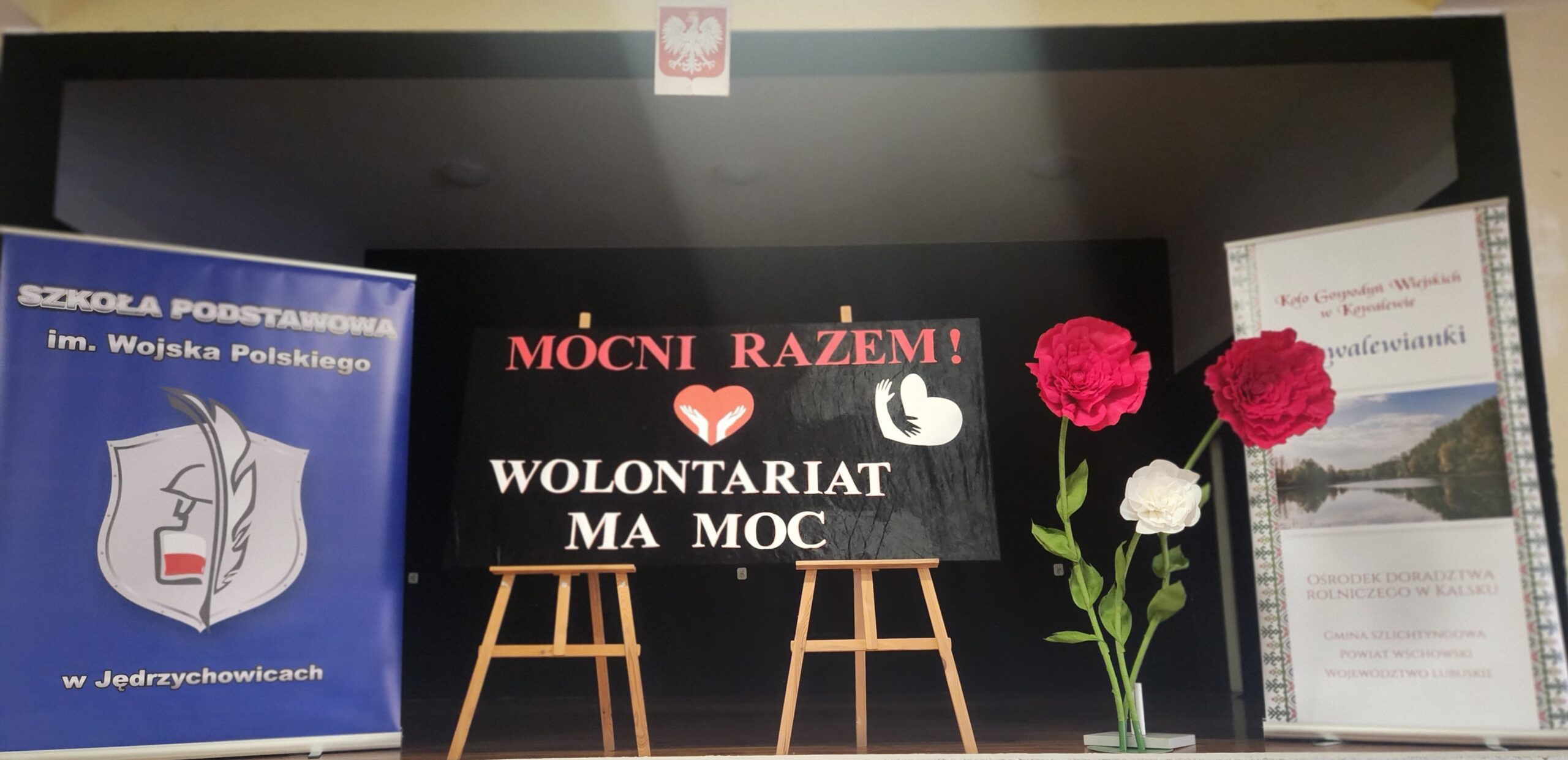Młodzi wolontariusze na start