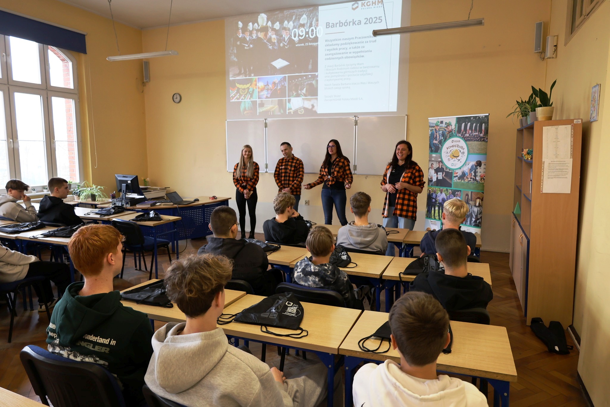 KGHM w Staszicu! Realna branża, realni specjaliści, takie spotkania napędzają rozwój młodzieży.