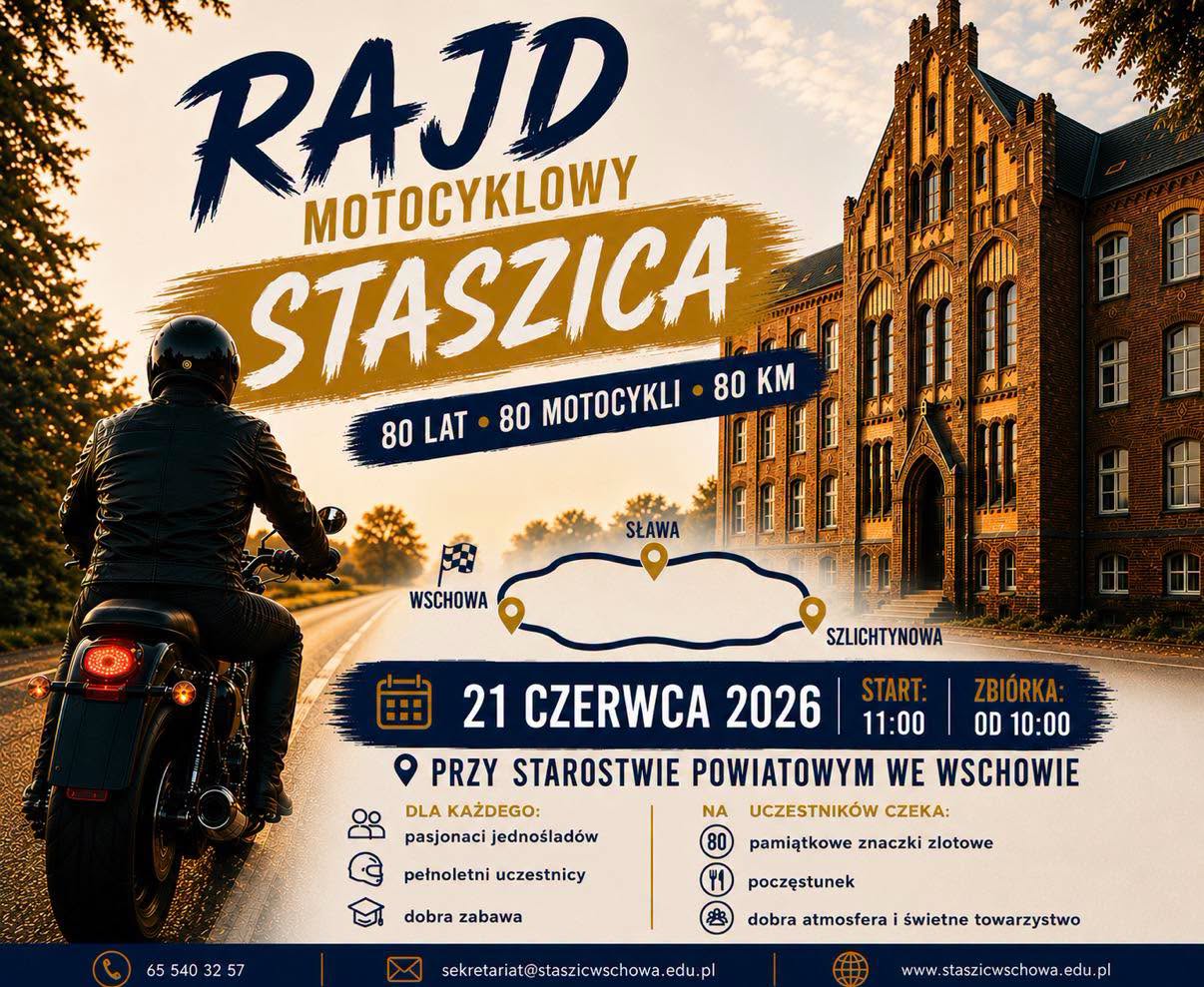 RAJD MOTOCYKLOWY STASZICA